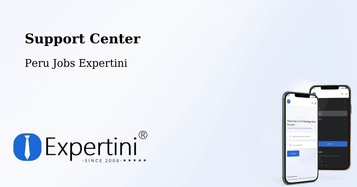 Support Center - Peru Jobs Expertini